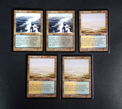 four cards with a picture of a man and a woman on them