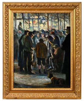 Maximilien LUCE (1858-1941) Le Brasero, vers 1917