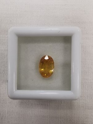 SAPHIR yellow Africa ovale 9,5 x 6,4 2,24ct
