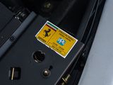 a sticker on the side of a car with a sticker attached to it