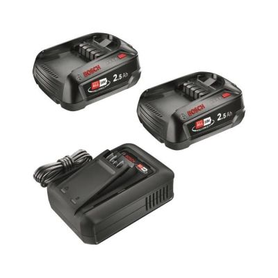 814 / BOSCH - Pack 2 batteries 18V 2,5 Ah + chargeur A… - Photo 1