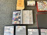 many different types of stamps on the floor