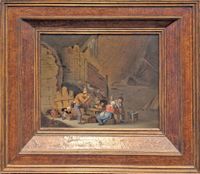 Ecole FLAMANDE du XVIIe siècle, suiveur d' Adrien van Ostade