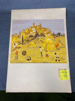 Max Savy (1918-2010) " Été d'Oc " lithographie Signé en bas …
