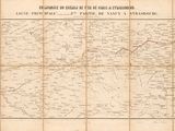 une vieille carte de la ville de New York, de l'État de New York et de New York