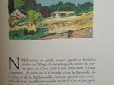 a picture of a book with a picture of a farm