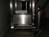 an image of a commercial kitchen in a dark room