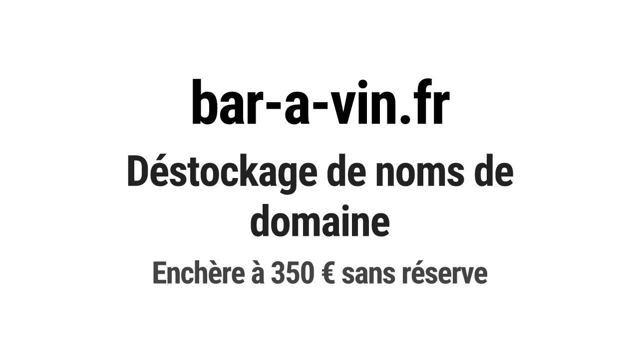 Destockage & Invendus