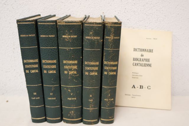 DERIBIER-du-CHATELET : Dictionnaire statistique du Cantal : 1964,...