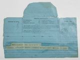 a piece of paper that has been cut in half