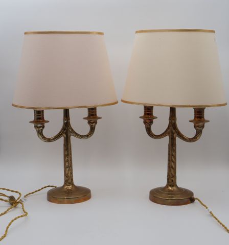 Paire de lampe pour la Compagnie Internationale des wagons-lits, ...