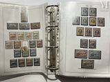a book with a bunch of stamps on it