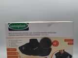 the packaging of a black and white product with a picture of a baby in a stroller