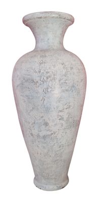 un vase blanc posé sur une surface blanche
