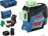 Kit de nivellement laser à lignes croisées à nivellement automatique Bosch