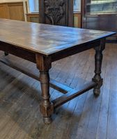 Importante table dite "de communauté" en bois naturel moulur… (photo 3)