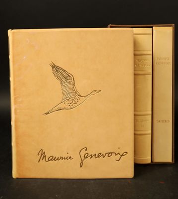 [GENEVOIX]. GENEVOIX (Maurice). Bestiaire. Paris, Nouvelle l…