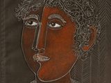 une image représentant le dessin d'un homme aux cheveux bouclés