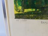 a picture of a picture of a tractor on the wall