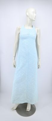 COURREGES Hyperbole - Robe longue à bretelles croisées en vi…