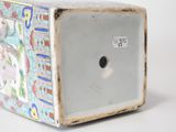 a small box with a picture on it sitting on a table