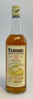 bouteille de whisky blended Tamdhu 10 ans d'âge