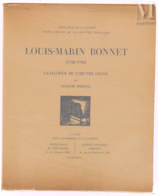[BEAUX ARTS] HÉROLD Jacques.- Louis-Marin Bonnet (1756-1793)…