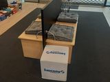 a lot of items on the floor in the store
