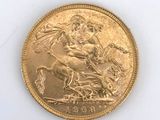 an image of a gold coin with a picture of a man on a horse