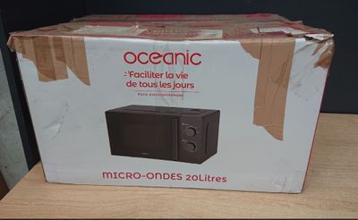 Micro ondes OCEANIC MO20B8 , capacité 20L , pose libre (ref:…