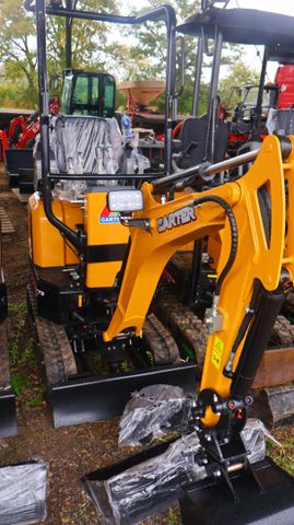 Mini-pelle Carter CT12BU 1200kg, moteur Yanmar 3TNV70, voie varia...