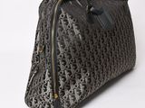 an image of a black and white bag with a handle
