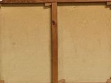 a picture of a picture of a painting on a easel