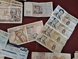 a lot of old money that are on the table