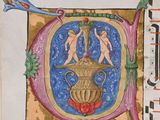 une photo d'un livre sur laquelle figurent deux hommes et un vase