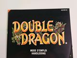 the cover of double dragon is shown on a white surface