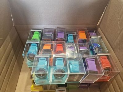 a box full of assorted toy cars in it
