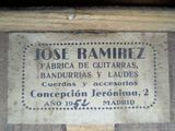 a plaque on the side of a building that says jose ramirez