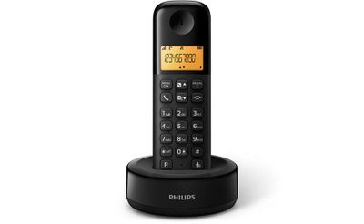 777/TÃ©lÃ©phone fixe sans fil Philips D1601B Noir/ La premiÃ…