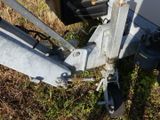 a close up view of a trailer ' s rear end