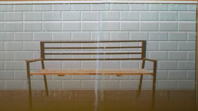 1 Banc DE Jardin EN Fer & Bois