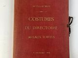 costumes du directeur des eaux fortes