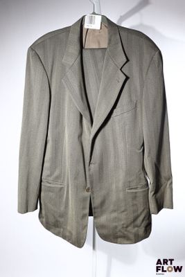 GIORGIO ARMANI - Costume 2 pièces en laine vierge, tissu en …