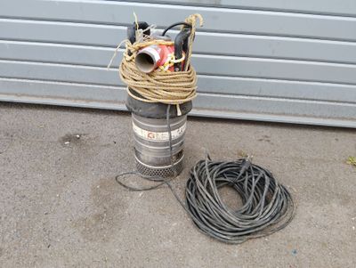 Pompe immergée monophasée pour eau chargée 50 m³/h