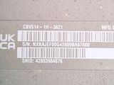 a picture of a close up of a label on a laptop