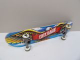 a skateboard that is sitting on a table