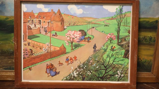 Tableaux pédagogiques édition ROSSIGNOL Montmorillon :  9 planche...
