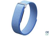 une image représentant un bracelet bleu muni d'un fermoir en métal