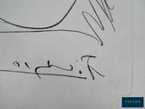 signed autograph of a man ' s signature on a piece of paper