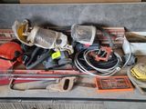 a lot of tools that are sitting on a table